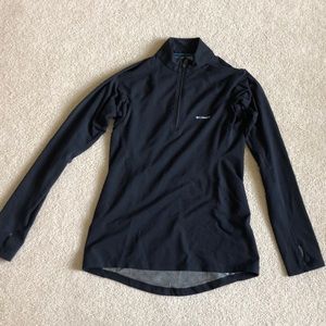 Columbia Omni-heat black quarter zip